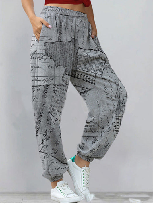 EM | Schicke & stylische Streetwear bedruckte Hose