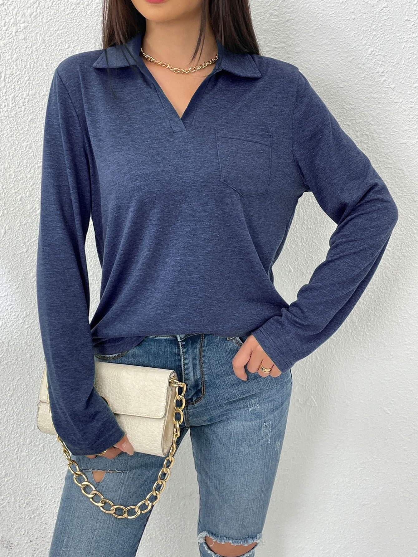 EM | Lässiges Poloshirt mit klassischem Kragen