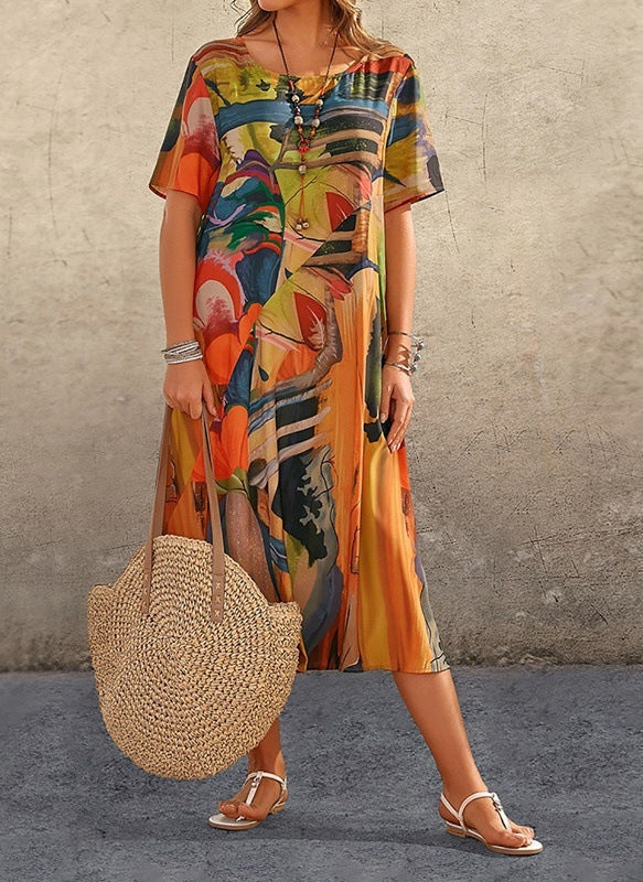 MW | Freizeitkleid mit Druck