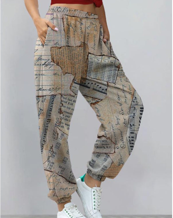 EM | Schicke & stylische Streetwear bedruckte Hose
