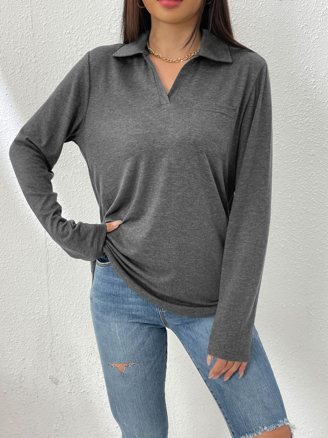EM | Lässiges Poloshirt mit klassischem Kragen