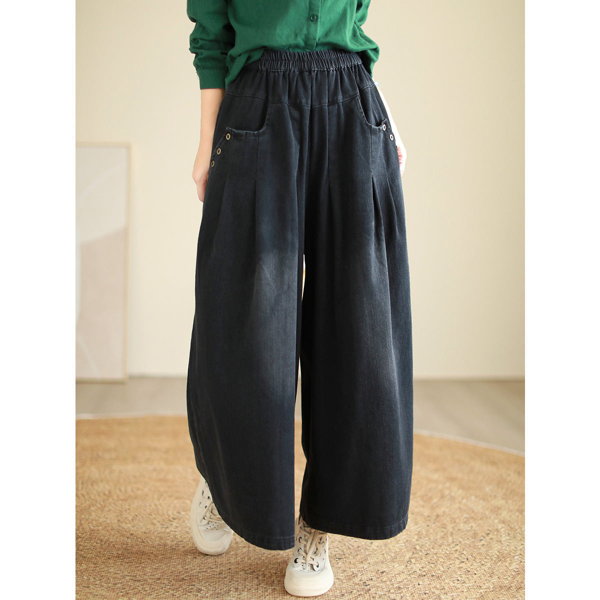 EM | Einfache und atmungsaktive lockere Hose