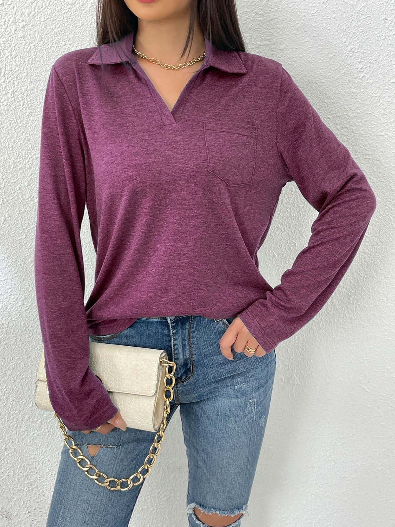 EM | Lässiges Poloshirt mit klassischem Kragen