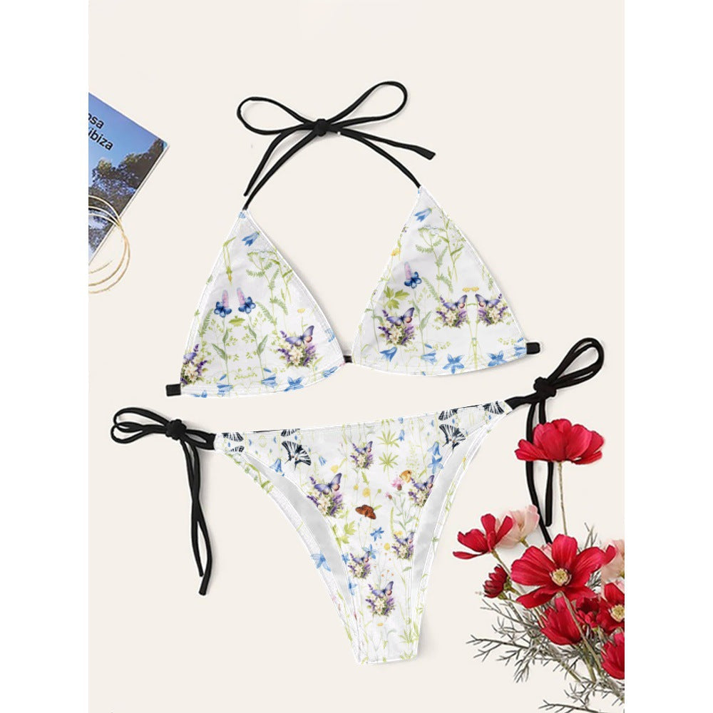 Poliert und verspielt Bikini