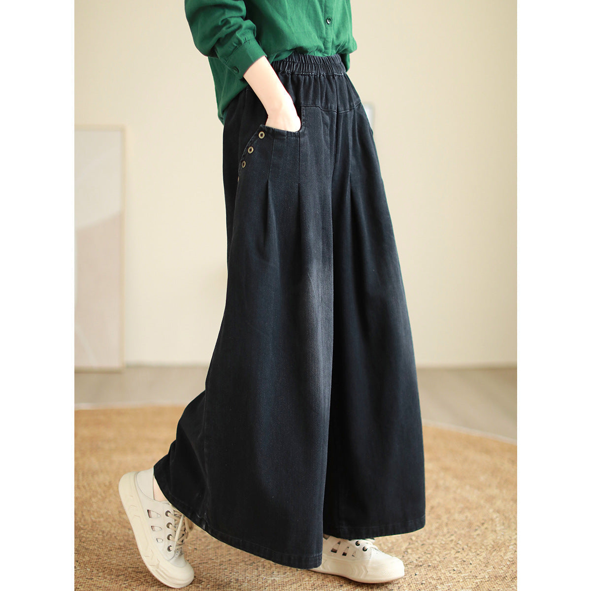 EM | Einfache und atmungsaktive lockere Hose