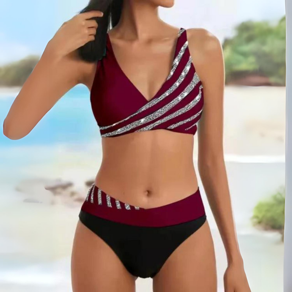 EM | Eleganter Bikini mit niedriger Taille