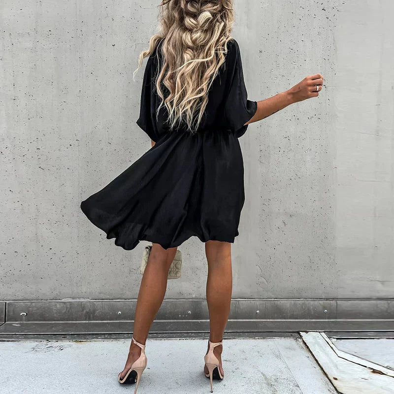 MW | Schickes Sommer-Minikleid mit hoher Taille