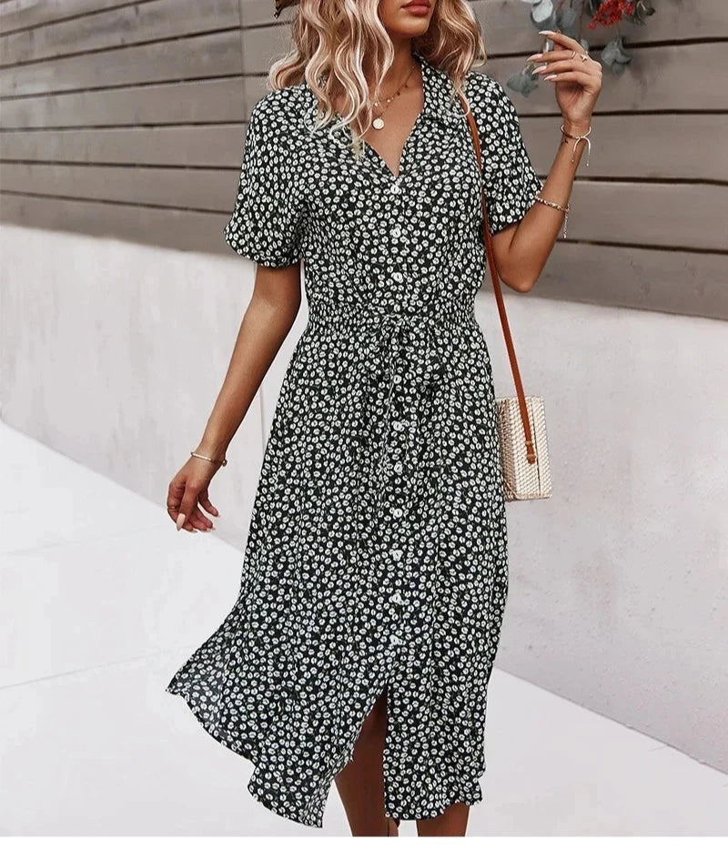 Amanda - Schickes Kleid mit floralem Muster