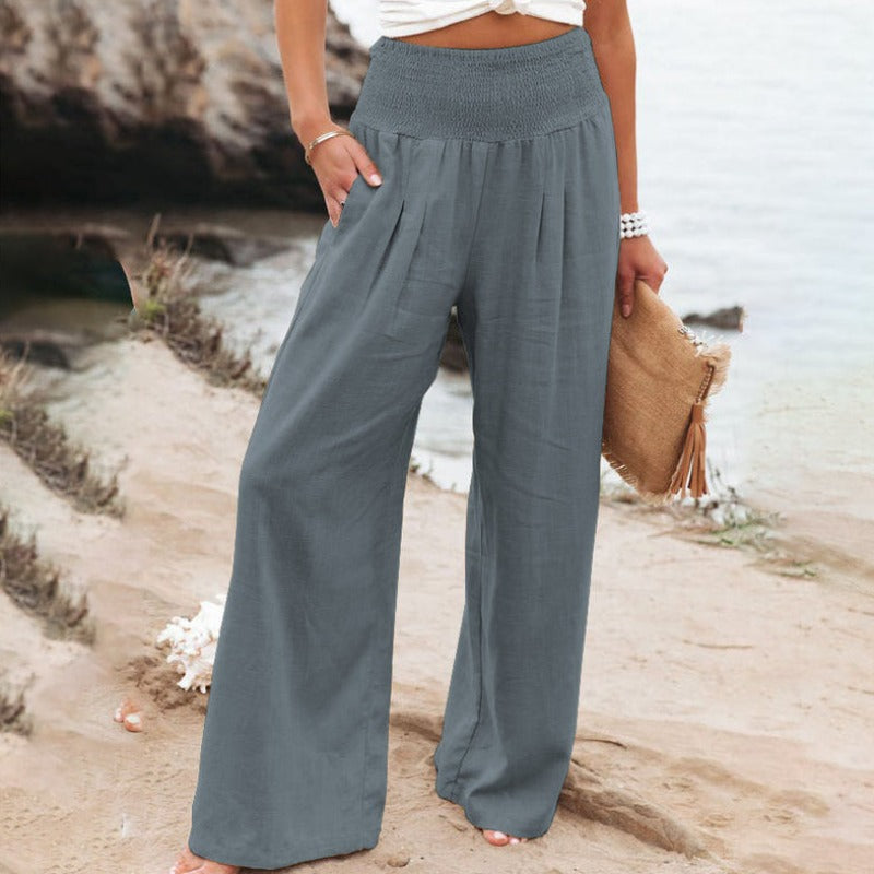 EM | Hose mit weitem Bein und hoher Taille