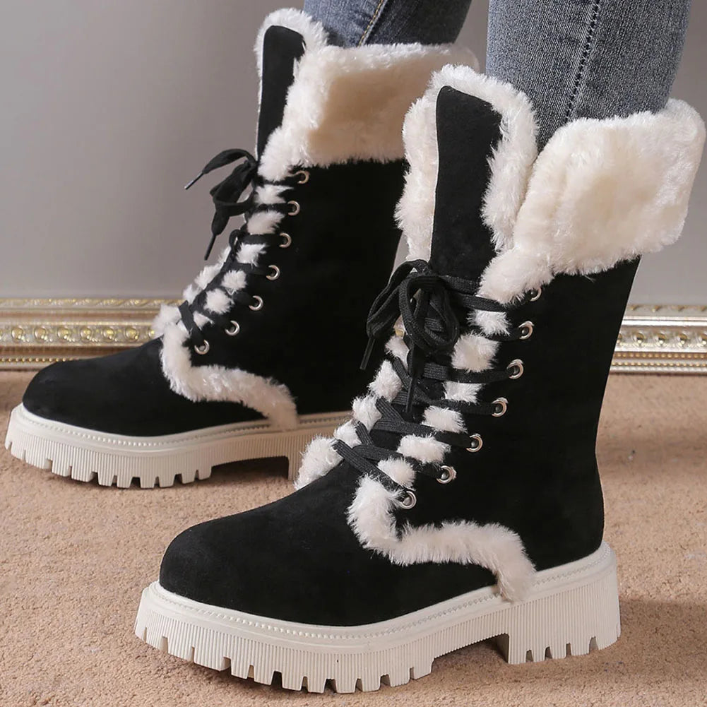 Stützende und trendige orthopädische Stiefel