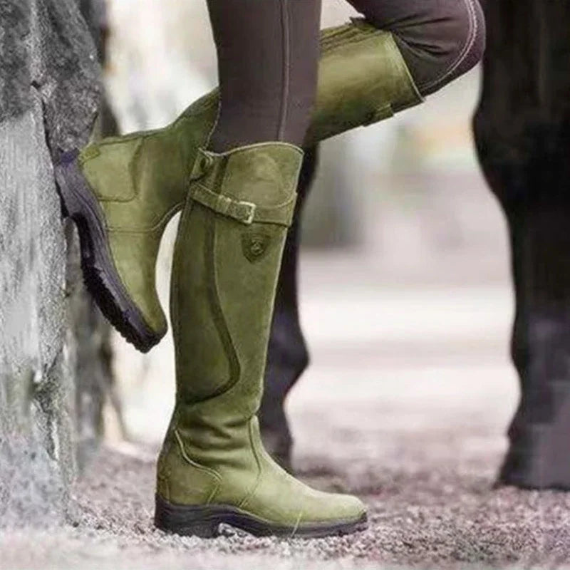 EM | Robuste kniehohe Lederstiefel