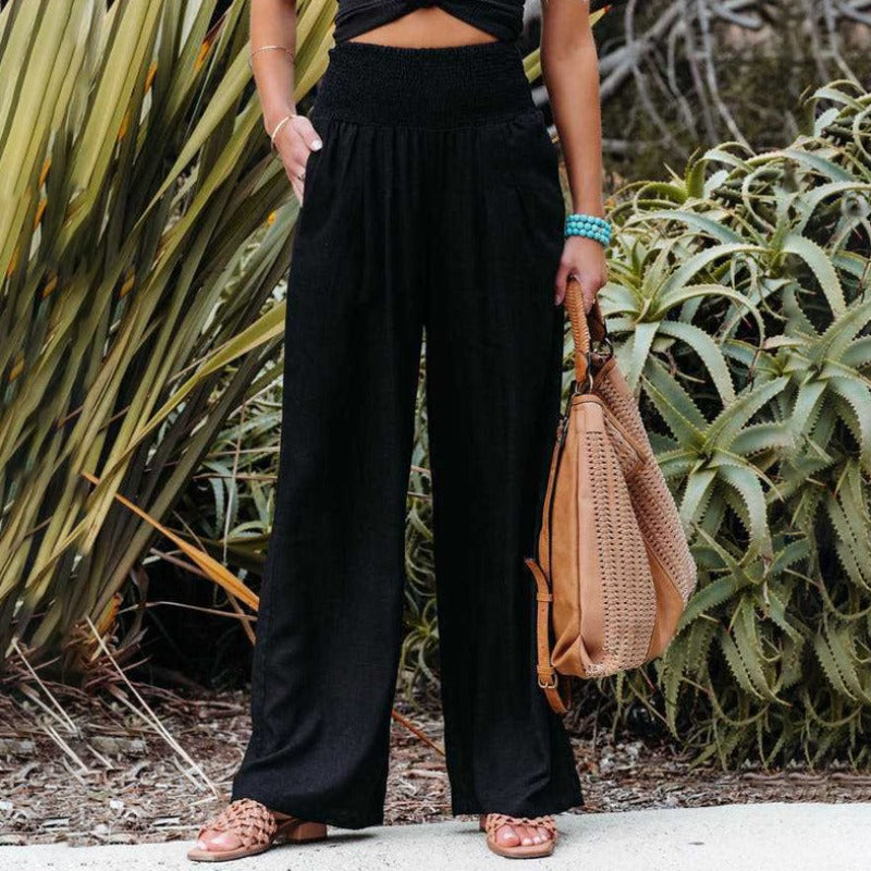 EM | Hose mit weitem Bein und hoher Taille