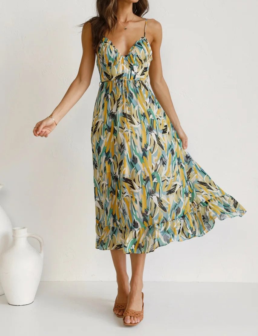 Agnetha - Bedrucktes Kleid