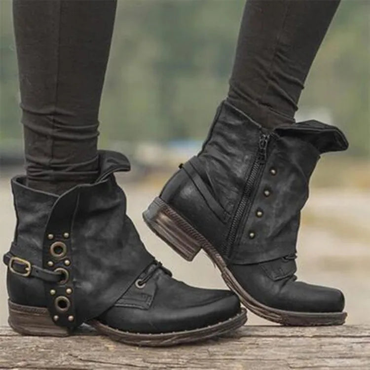 Stützende und trendige orthopädische Stiefel