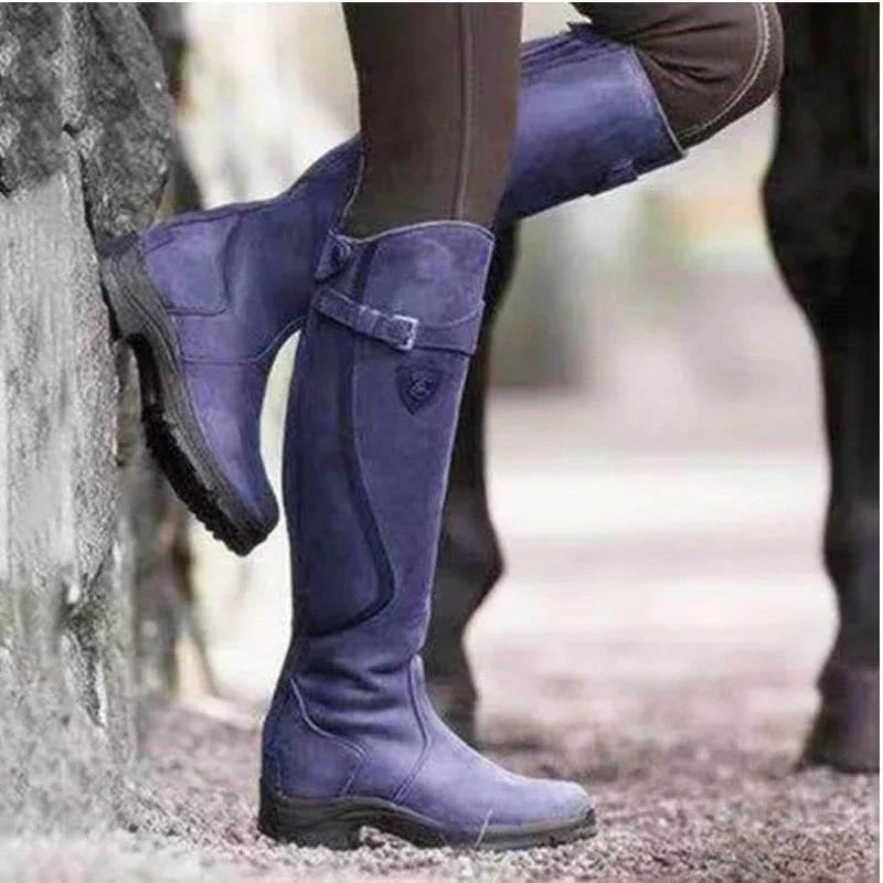 EM | Robuste kniehohe Lederstiefel