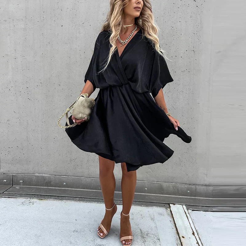 MW | Schickes Sommer-Minikleid mit hoher Taille