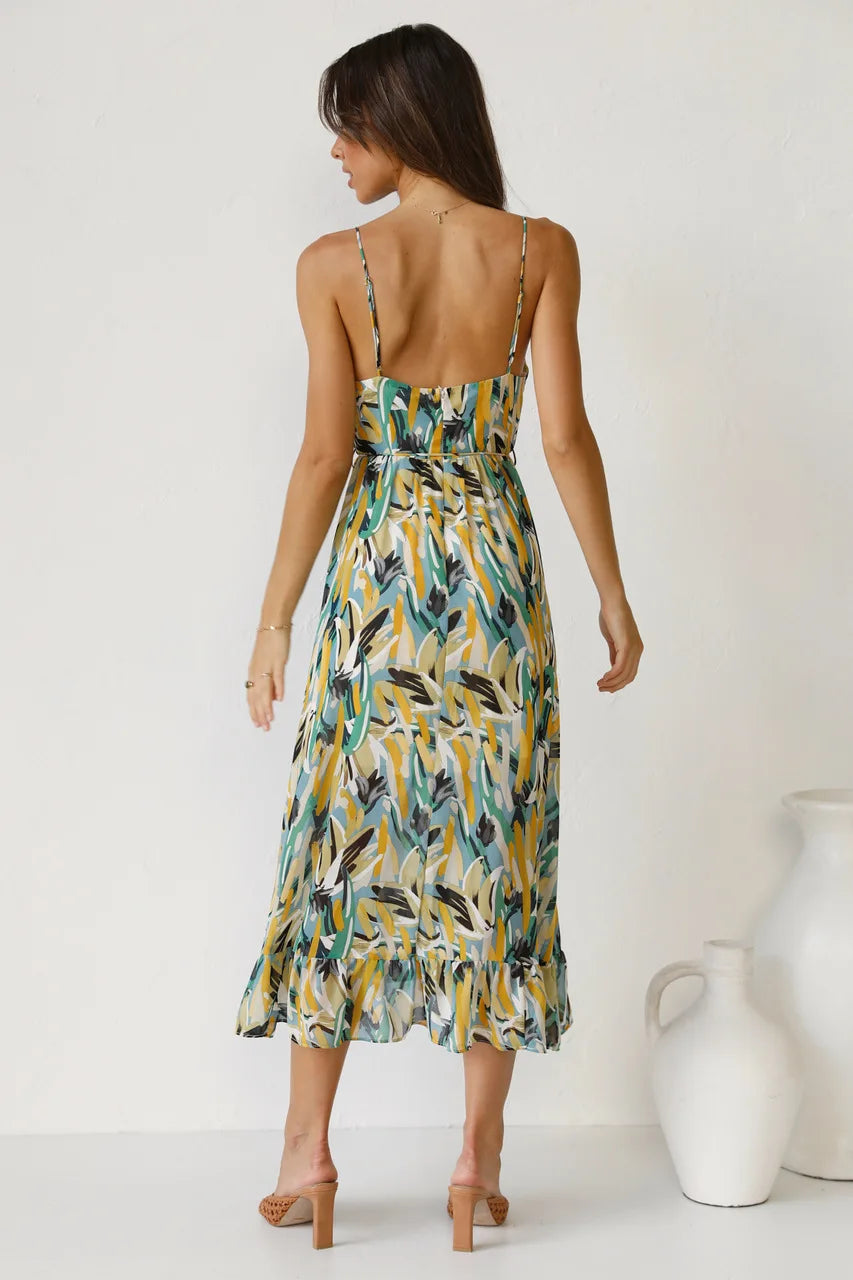 Agnetha - Bedrucktes Kleid