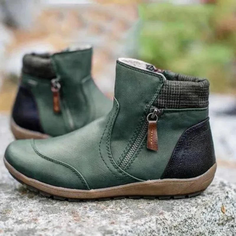 EM | Klassische Stiefelette mit Reißverschluss