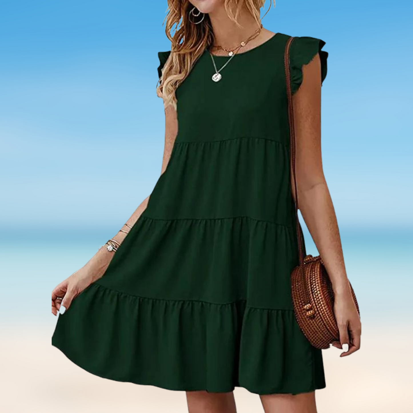 MW | Odella- Elegantes Minikleid mit Volants