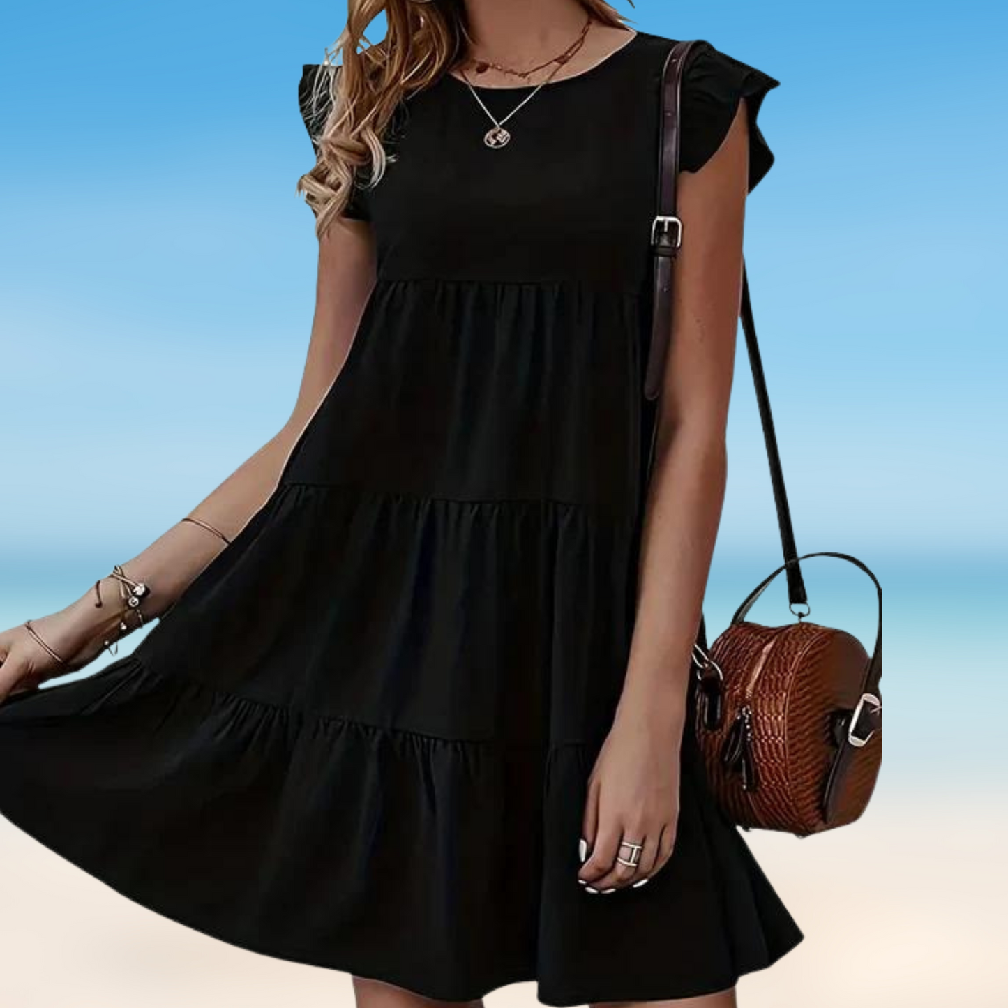 MW | Odella- Elegantes Minikleid mit Volants