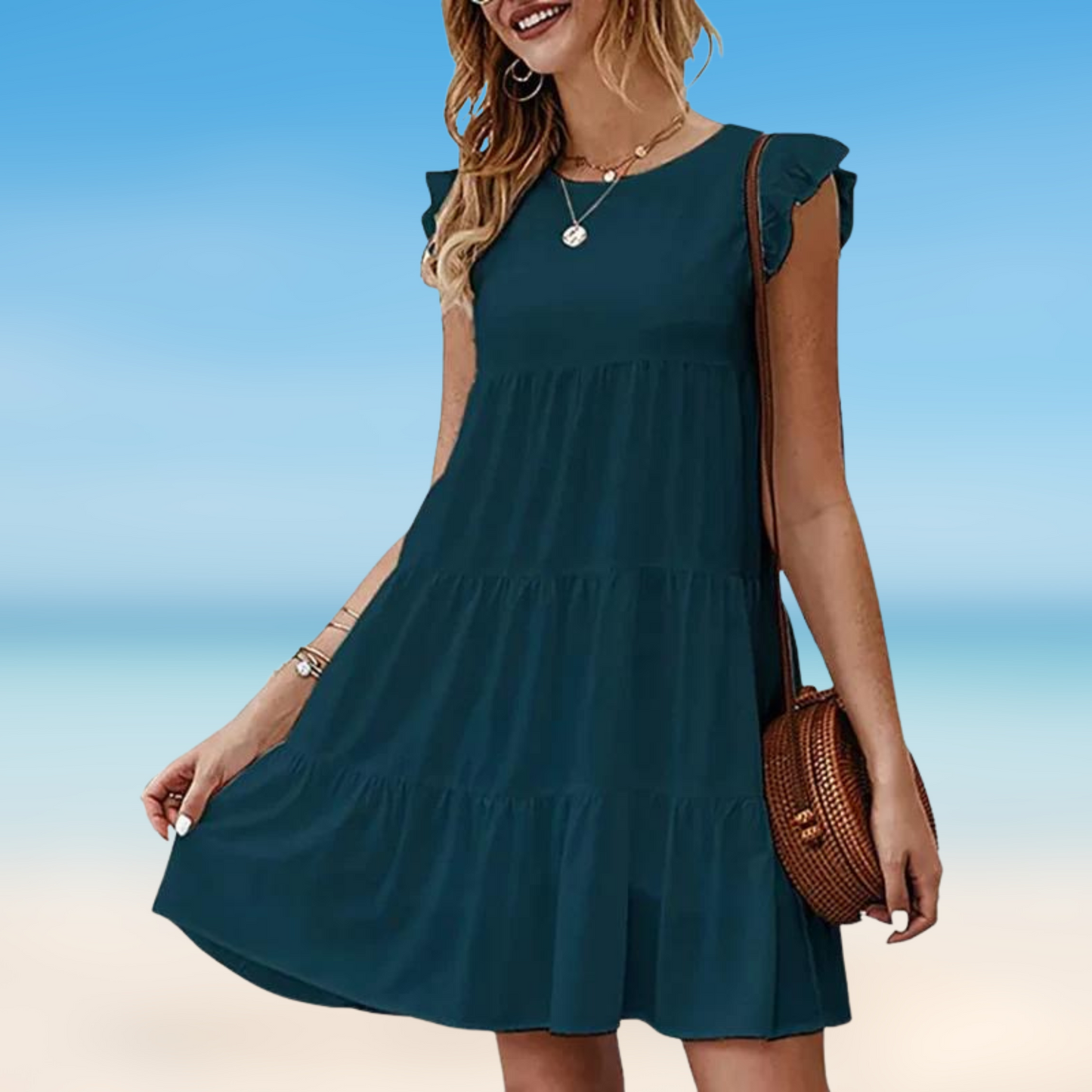 MW | Odella- Elegantes Minikleid mit Volants
