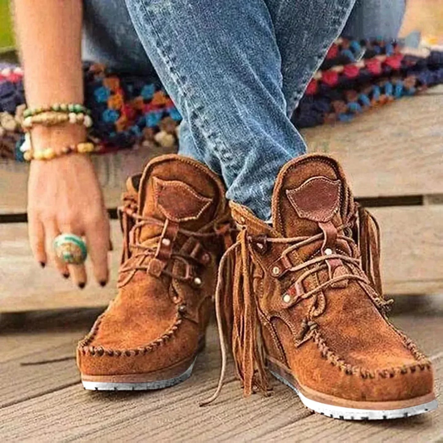 EM | Boho-inspirierte Freizeitstiefel