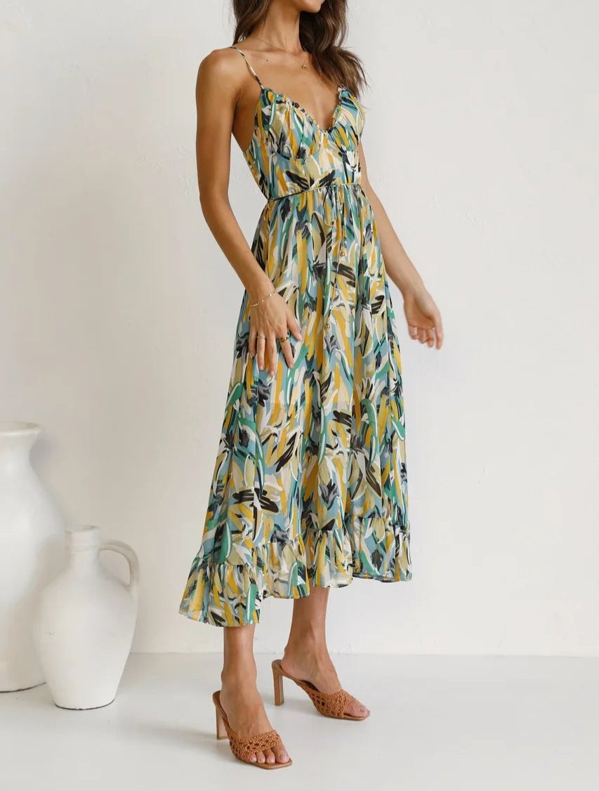 Agnetha - Bedrucktes Kleid