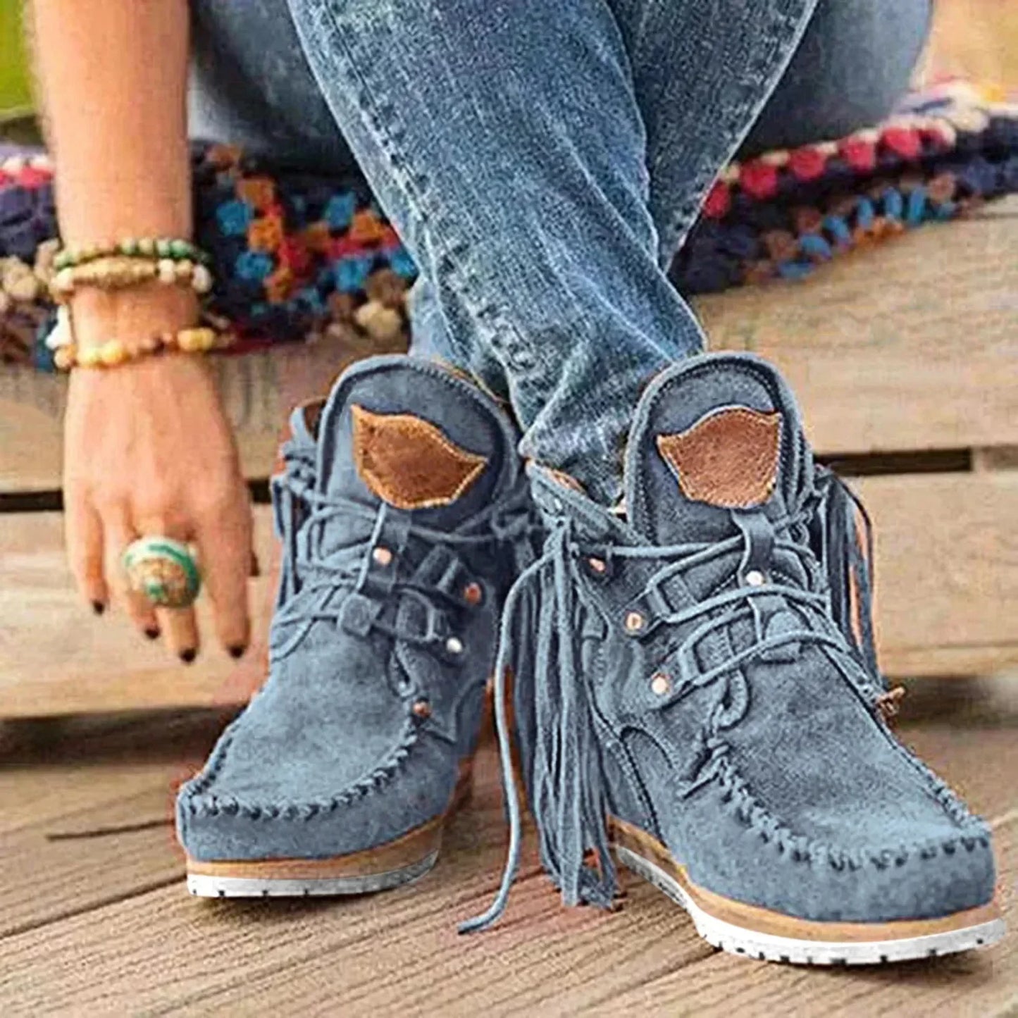 EM | Boho-inspirierte Freizeitstiefel