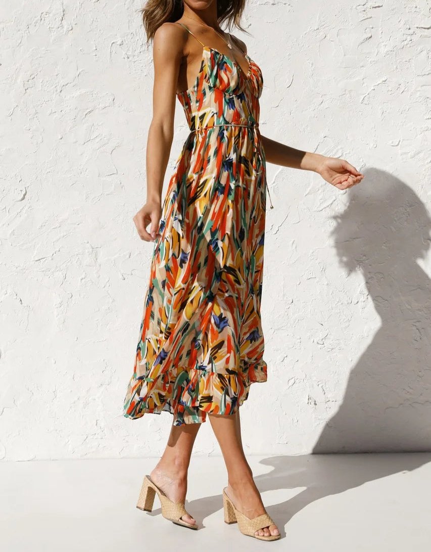 Agnetha - Bedrucktes Kleid