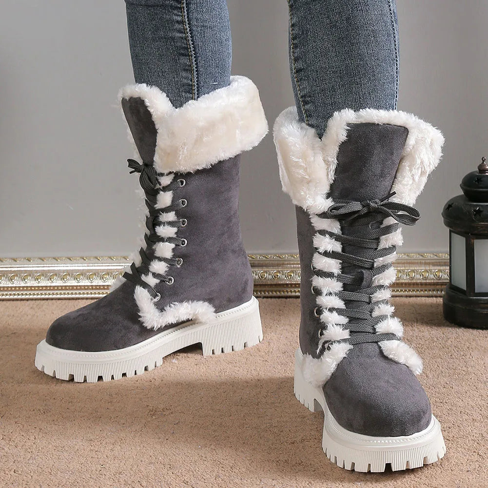 Stützende und trendige orthopädische Stiefel