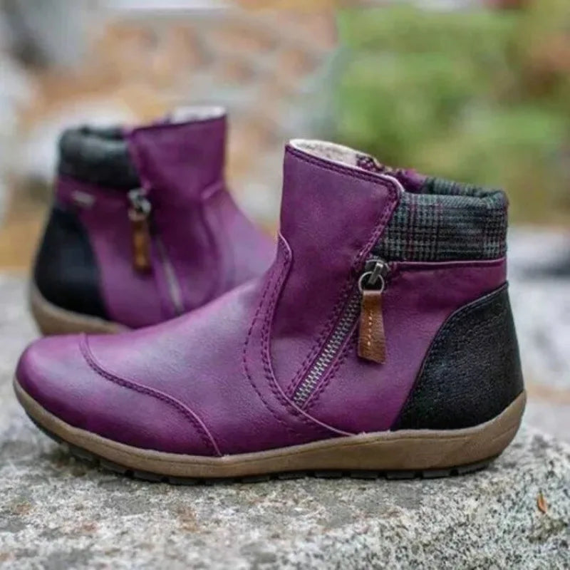 EM | Klassische Stiefelette mit Reißverschluss