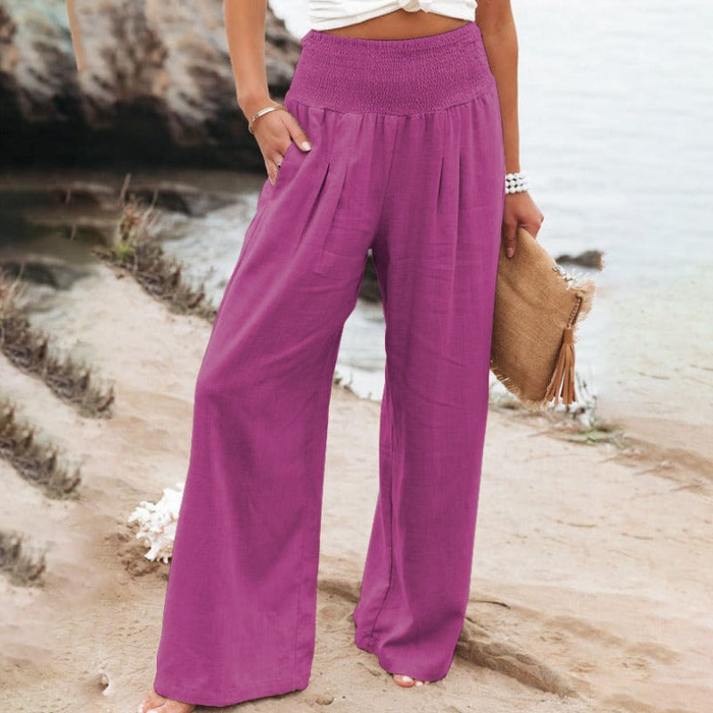 EM | Hose mit weitem Bein und hoher Taille