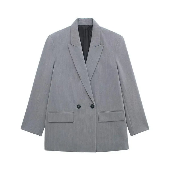 MW | eleganter Langarm-Blazer mit strukturiertem Design