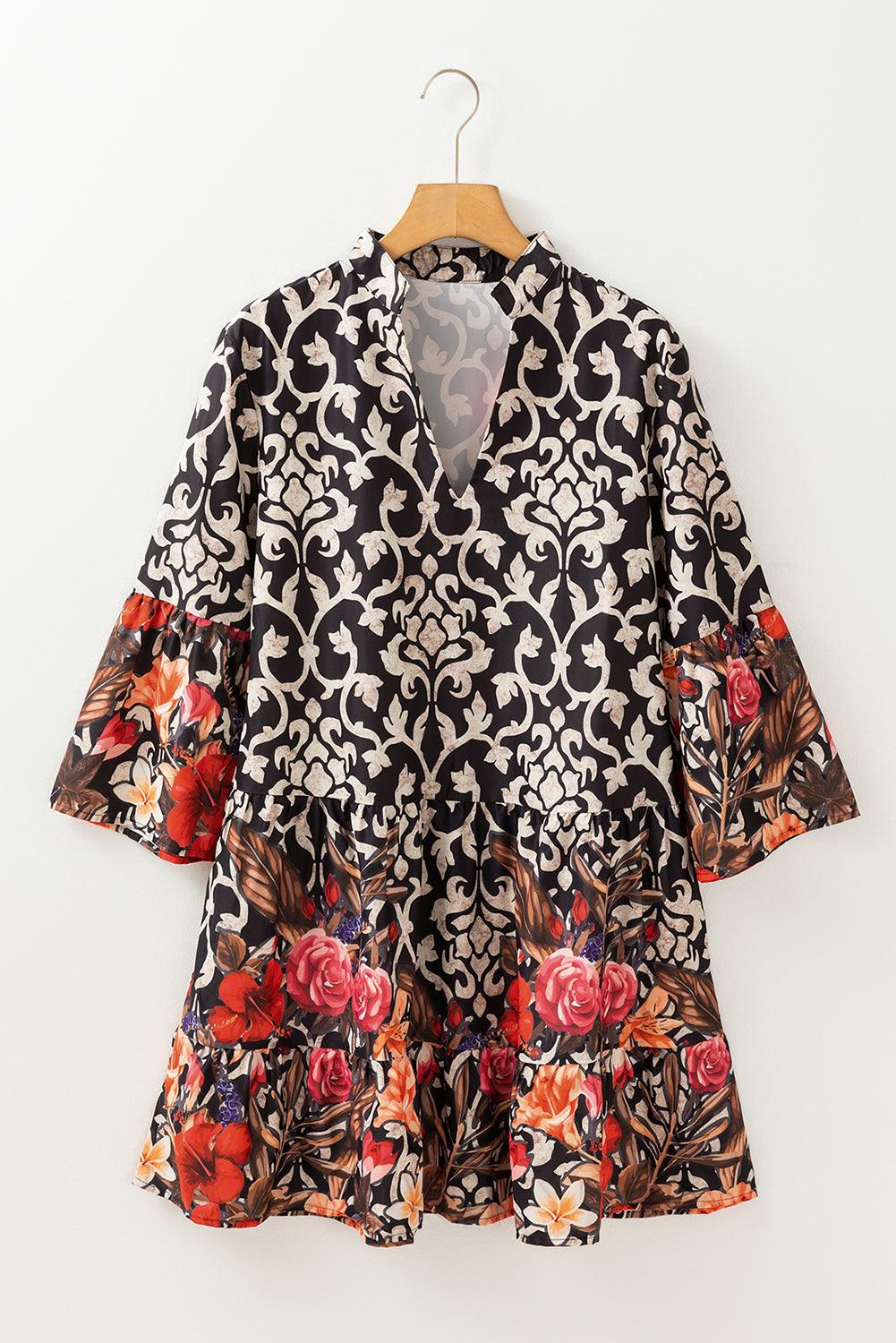 MW | Eleganz mit schwarzem Damen-Minikleid im Vintage-Look