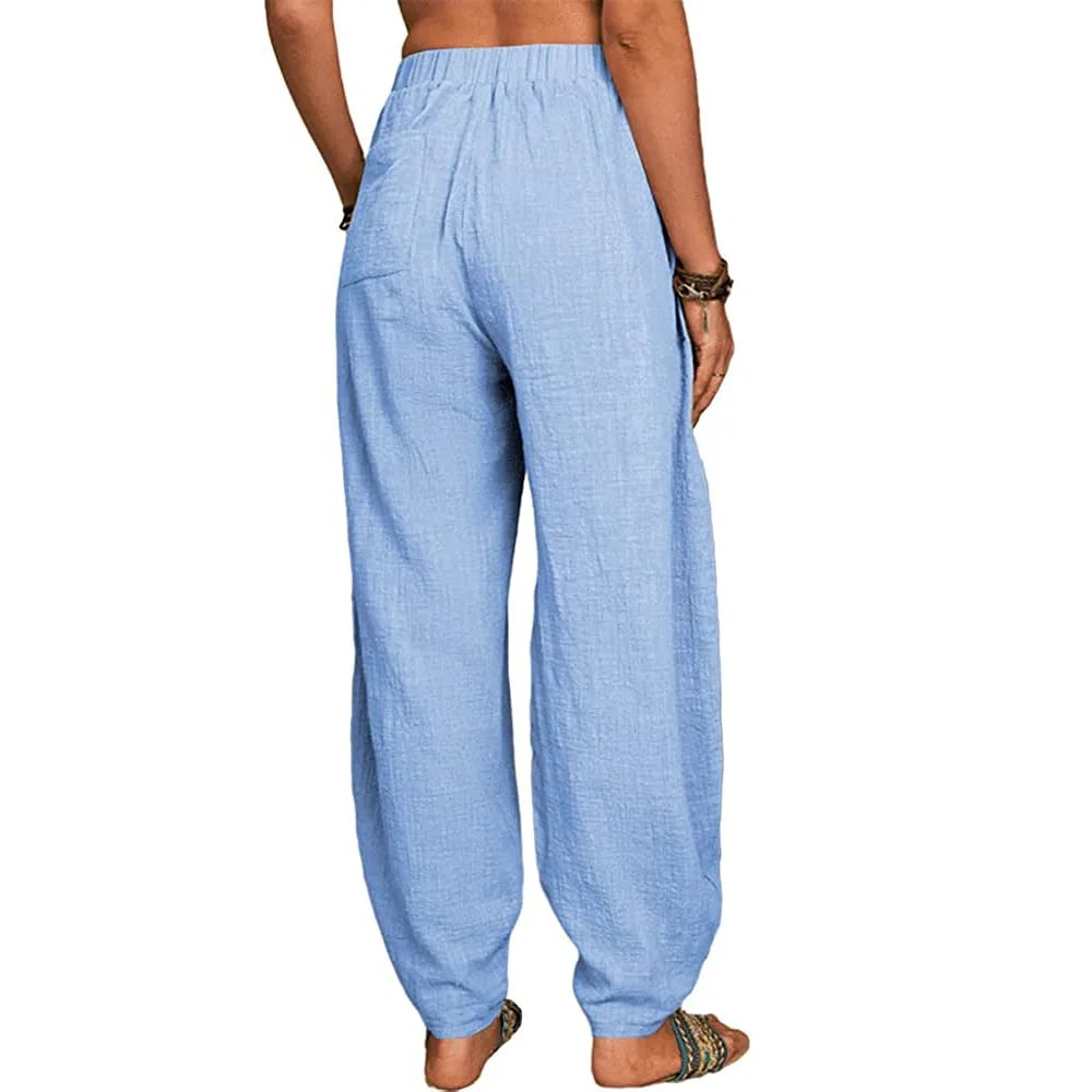 MW | Weite Leinenhose für Damen