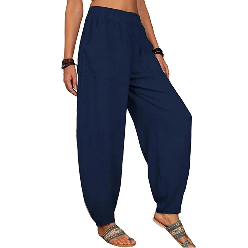 MW | Weite Leinenhose für Damen