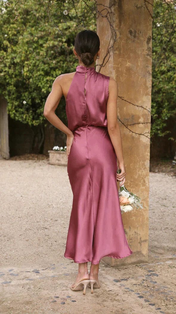 MW | Glänzendes langes Kleid