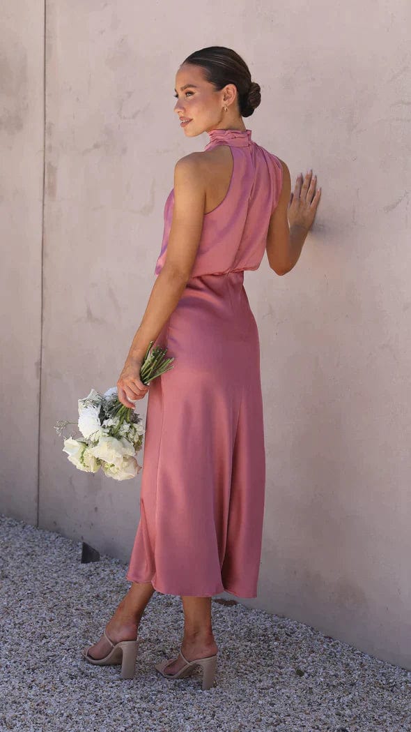 MW | Glänzendes langes Kleid