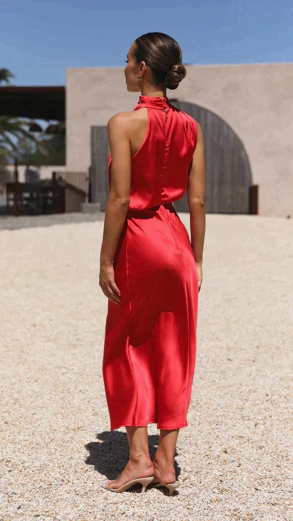 MW | Glänzendes langes Kleid