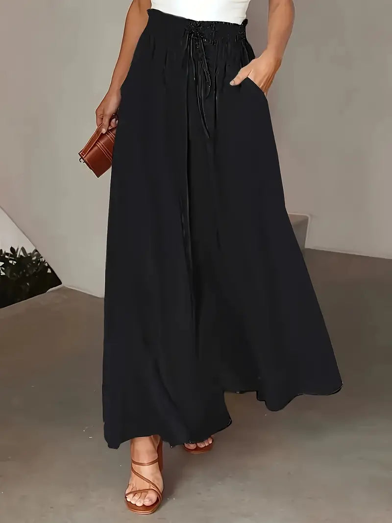 EM | Elegante und schicke Hose mit weitem Bein