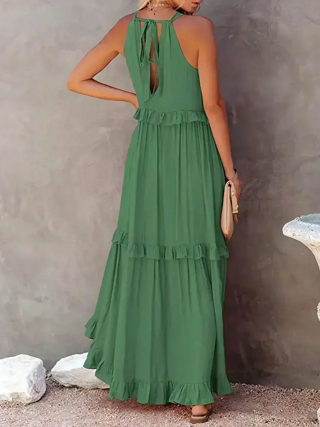 MW | Effortless Ruffle Maxikleid
