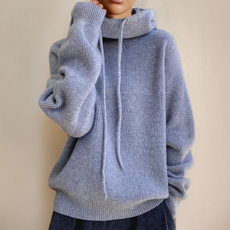 EM | Gemütlicher Pullover mit Kordelzug