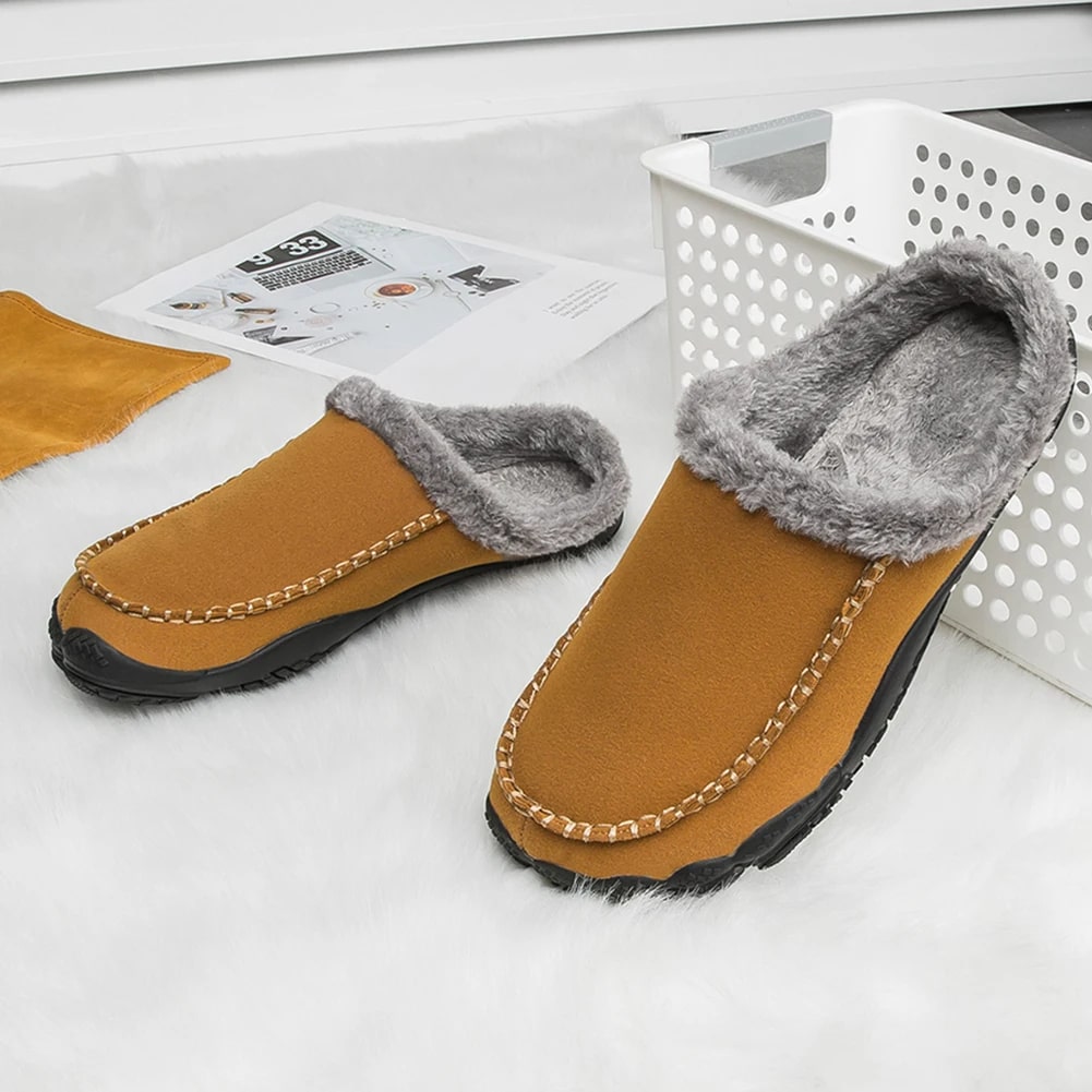 MW | Warme Schuhe, bequeme Hausschuhe aus Baumwolle für drinnen