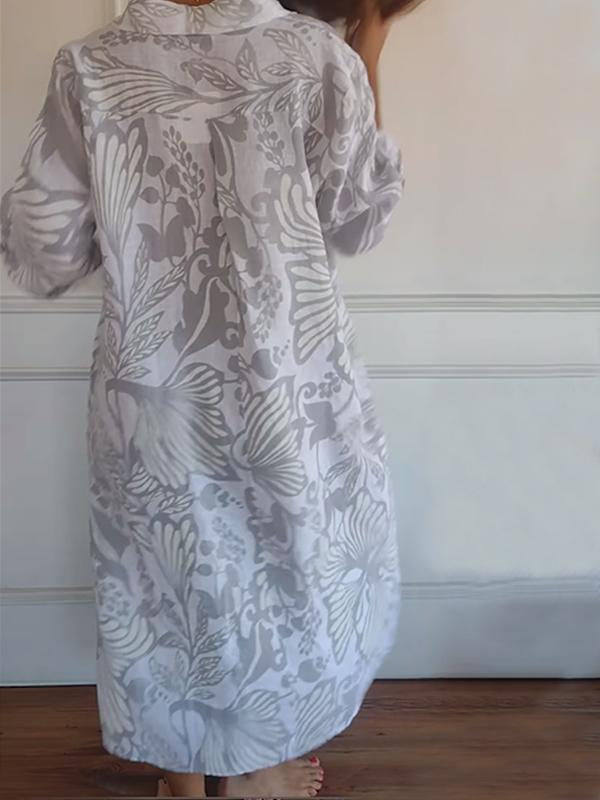 MW | Klassisches fließendes Maxikleid