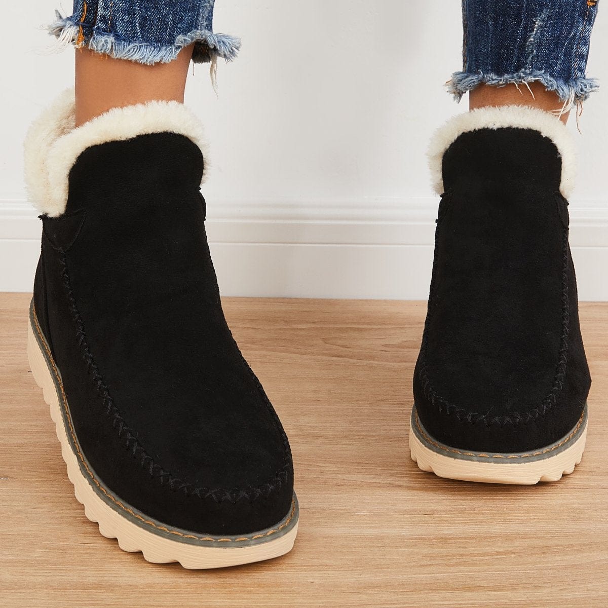 MW | Pelzstiefel bequem in den Winter!