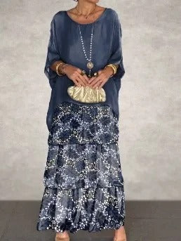 EM | Locker geschichtetes Maxikleid