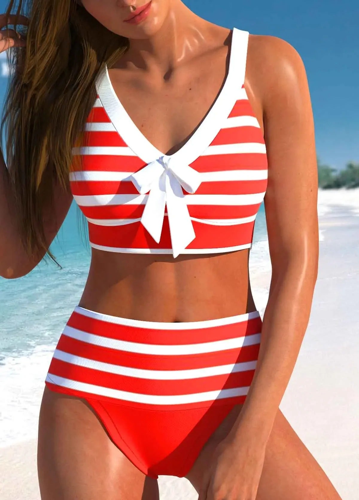 EM | Eleganter bunter Sommerbikini