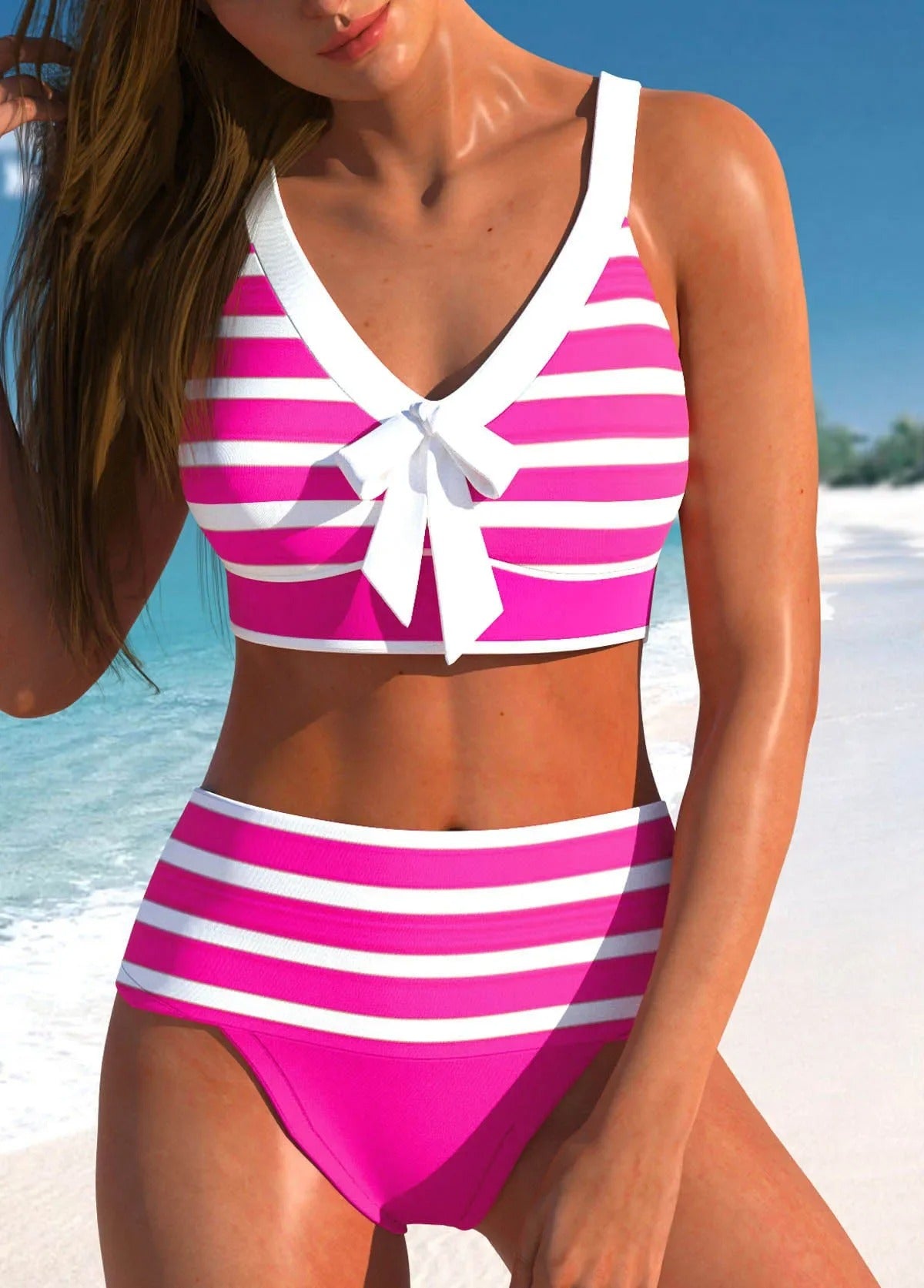 EM | Eleganter bunter Sommerbikini