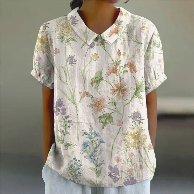 EM | Bluse mit Blumendruck für Frauen