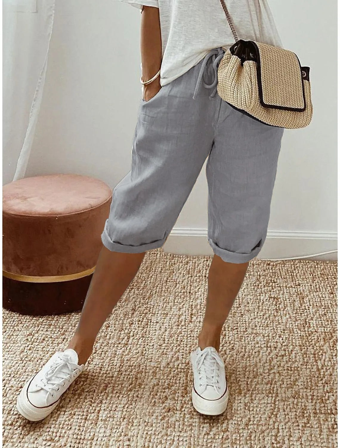 EM | Aufgerollte String-Shorts